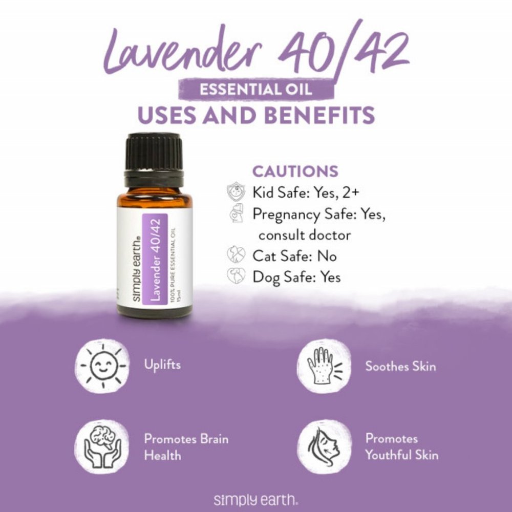 Simply Earth Essential Oil Lavender 40/20